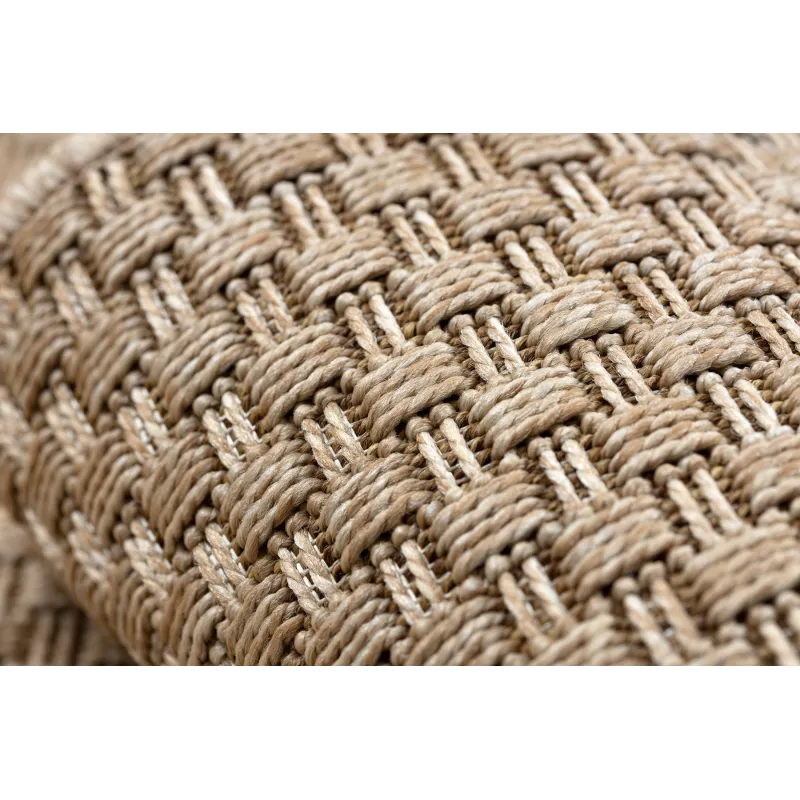 Covor sisal bej pentru copii, stil boho, perfect pentru camera copiilor