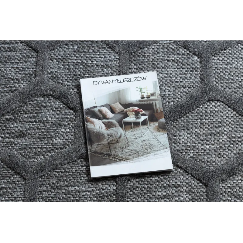 Covor SANTO de culoare antracit, perfect pentru livinguri moderne
