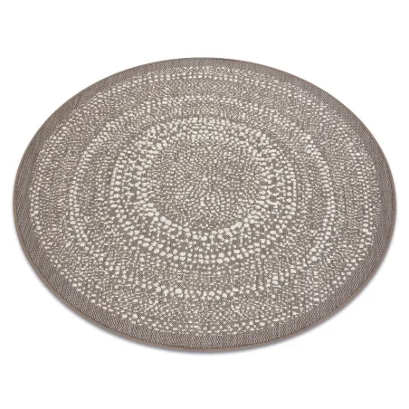 Covor rotund din sfoară sisal FLAT 120cm Bej