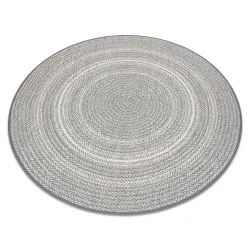 Covor rotund spagă sisal 120cm gri Boho