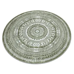 Covor Rotund FUN Napkin Verde