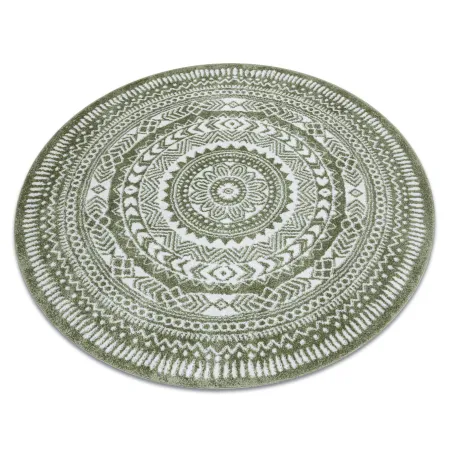 Covor FUN Napkin verde, design modern, formă rotundă