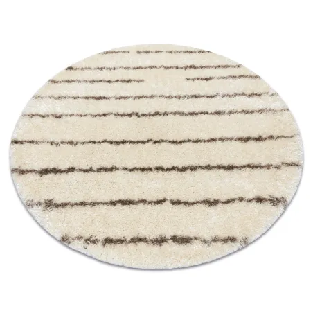 Covor FLUFFY 2371 Rond Shaggy cu Dungi