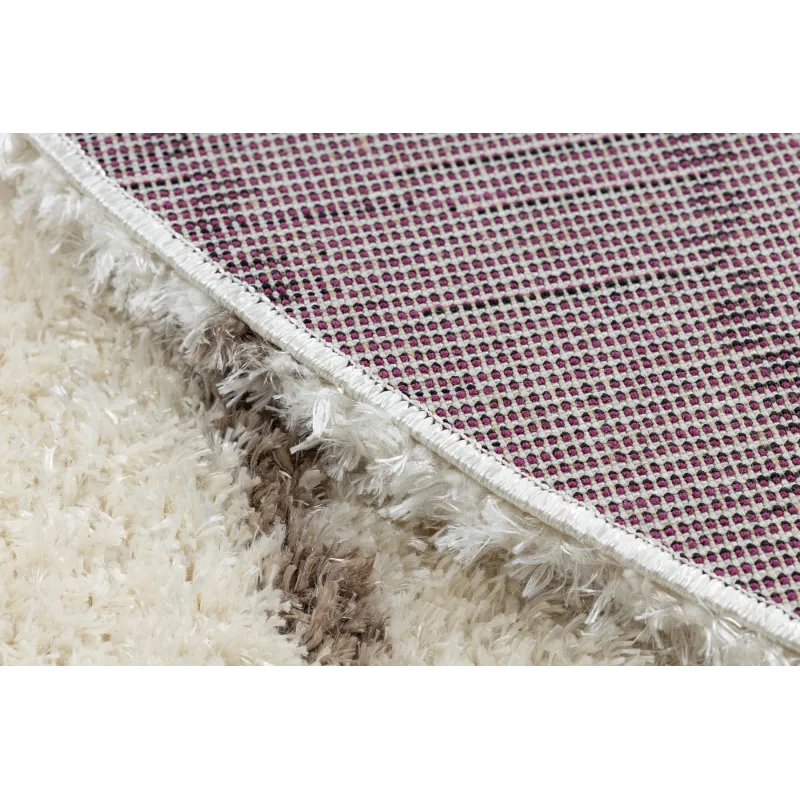 Covor FLUFFY 2371 Rond Shaggy cu Dungi