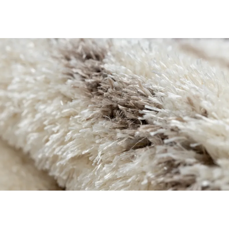 Covor FLUFFY 2371 Rond Shaggy cu Dungi