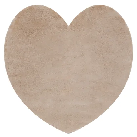 Covor SHAPE 3105 Inimă Shaggy Bej