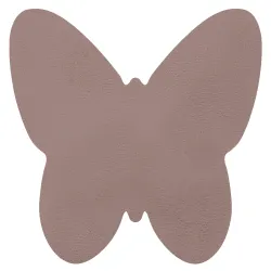 Covor SHAPE 3150 Fluture Shaggy - roz murdar pluș, antiderapant, spălabil