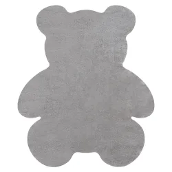 Covor SHAPE 3146 Urs Shaggy - gri pluș, antiderapant, spălabil