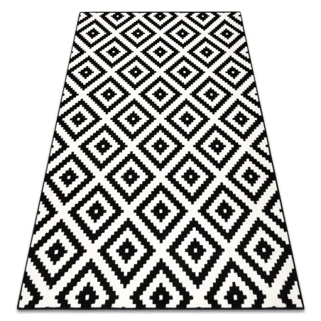 Covor Morad RUTA Geometric Negru Crem