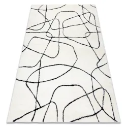 Covor MODE 8522 Abstract Crem/Negru