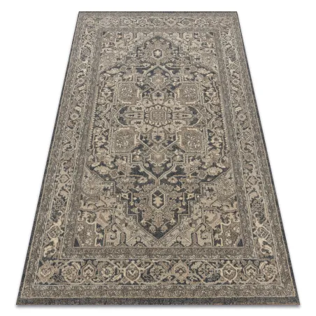 Covor LEGEND 468 Lână Gri Rozetă