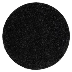Covor baie SYNERGY glamour rotund negru