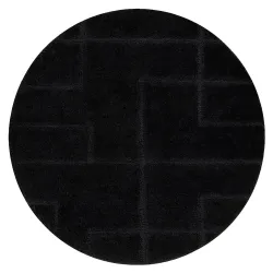 Covor Baie SUPREME LINES Rotund Negru