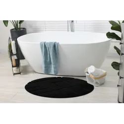 Covor Baie SUPREME LINES Rotund Negru