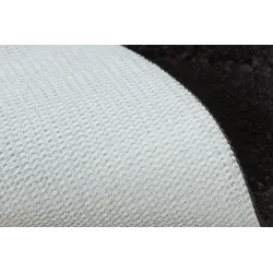Covor baie SUPREME rotund STONES negru