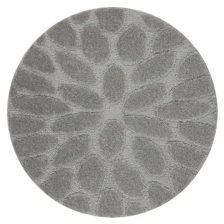 Covor baie SUPREME rotund STONES gri