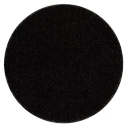 SANTA Covor Baie Rotund Negru 100cm