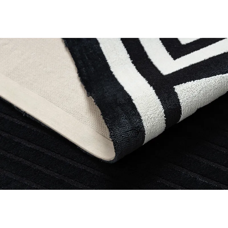 Covor PEARL negru pentru utilizare în exterior sau pe terasă