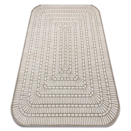 Covor exclusiv PEARL 53132B în nuanțe de bej și crem, design geometric