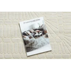 Covor PEARL 53132A cu textură, accesoriu exclusiv pentru interior