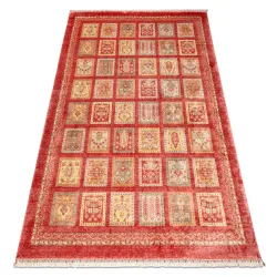 Covor oriental HERIZ A0985A cu cadru burdeos, exclusiv și elegant