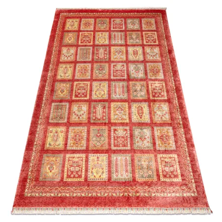 Covor oriental HERIZ A0985A cu cadru burdeos, exclusiv și elegant