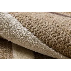 Covor cu aspect natural, ideal pentru dormitoare sau camere de copii