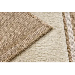 Covor din sisal cu textură, ideal pentru living, nuanțe bej