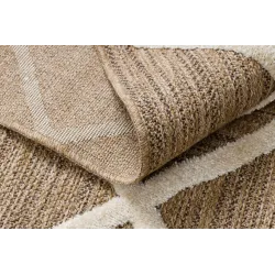 Covor practic pentru living, bej, din sisal