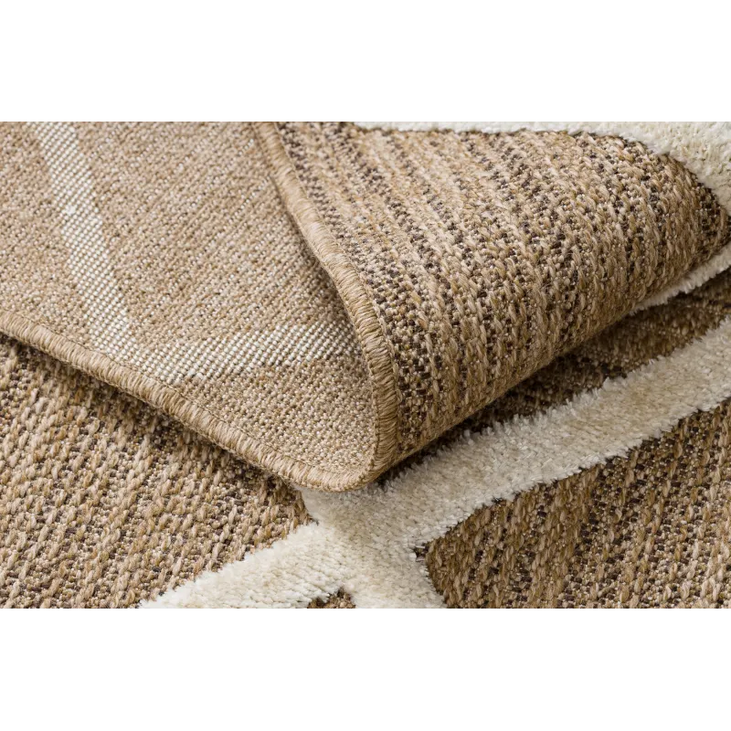 Covor practic pentru living, bej, din sisal