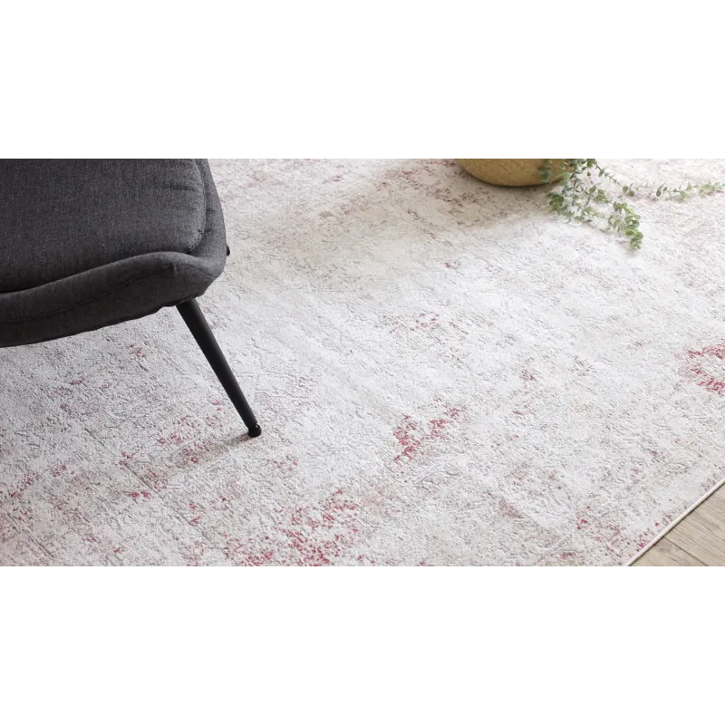 Covor DISTIN 0828A roz modern, ideal pentru living