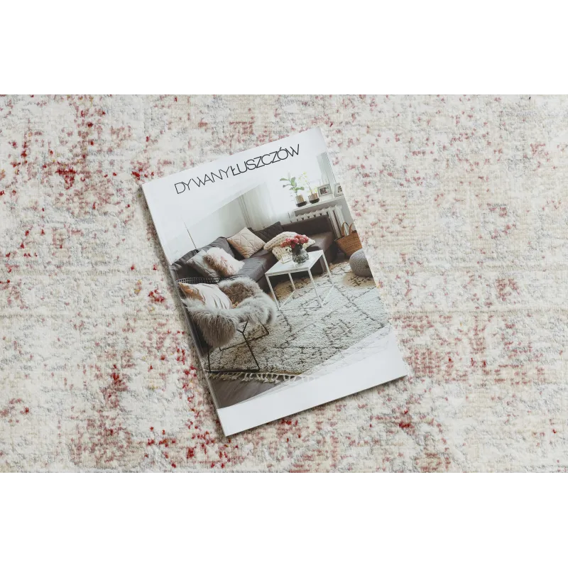 Covor elegant DISTIN 0828A cu ciucuri, moale la atingere