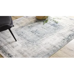 Covor modern în nuanțe de albastru - accent elegant pentru orice cameră