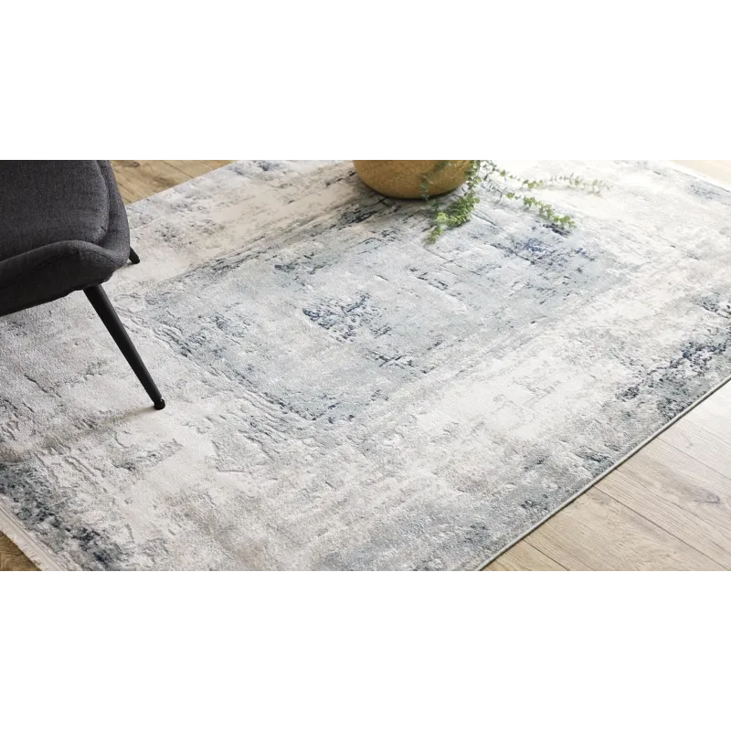 Covor modern în nuanțe de albastru - accent elegant pentru orice cameră