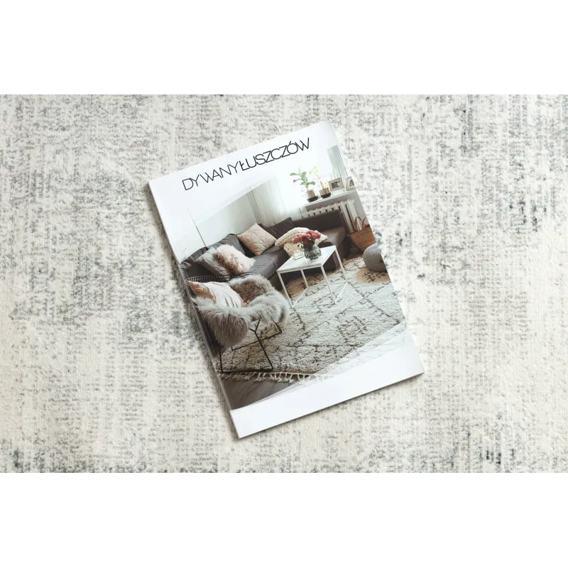 Covor DISTIN 0201A cu franjuri, ideal pentru un living modern sau dormitor