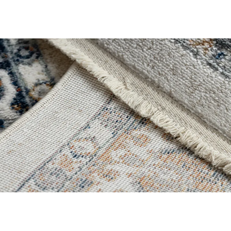 Covor DISTIN 0834A pentru dormitor, stil modern cu ciucuri