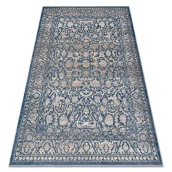 Covor lână NAIN Ornament, cadru, vintage 7557/51644 bej / albastru
