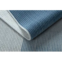 Covor Lână NAIN Geometric Bej/Albastru
