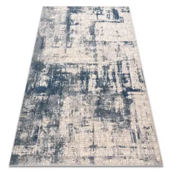 Covor din lână NAIN Abstracție, vintage 7005/51655 bej / albastru