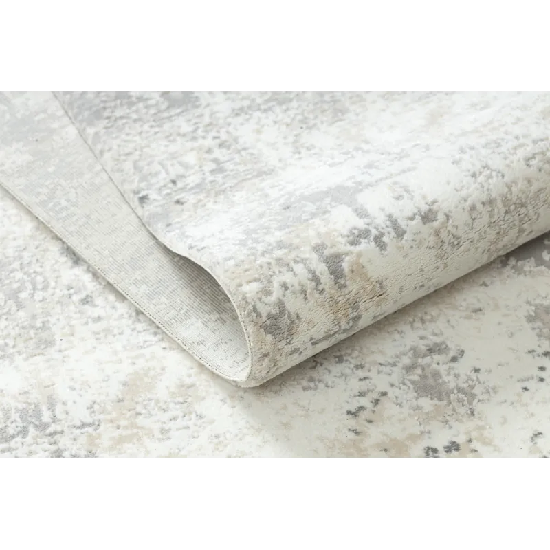 Covor pentru dormitor DUKE 51378, crem si gri, elegant