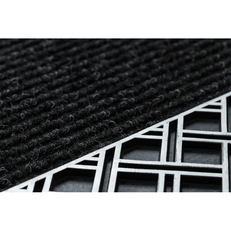 Covor BH 107 Grilă argintiu, material din cauciuc, rezistent la intemperii pentru exterior