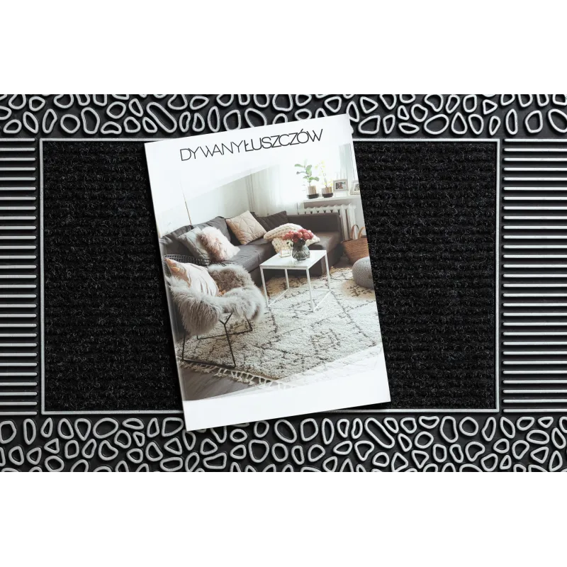 Zerbino argintiu BH 222 Pietre, design modern, pentru interior si exterior