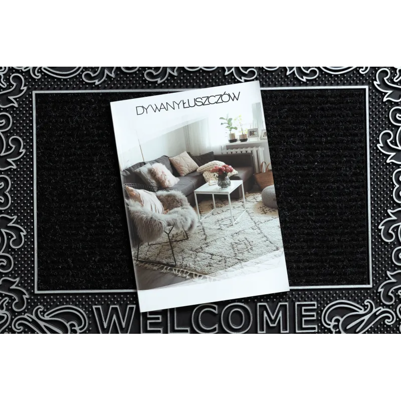 Zerbino argintiu BH 219W Welcome, stil modern, ideal pentru holuri