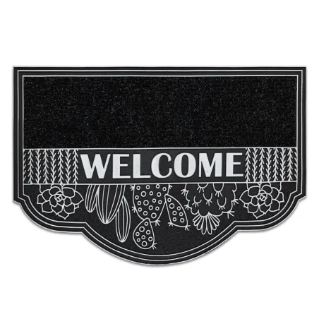 Covoraș BH 239 Welcome argintiu, antiderapant, pentru interior și exterior