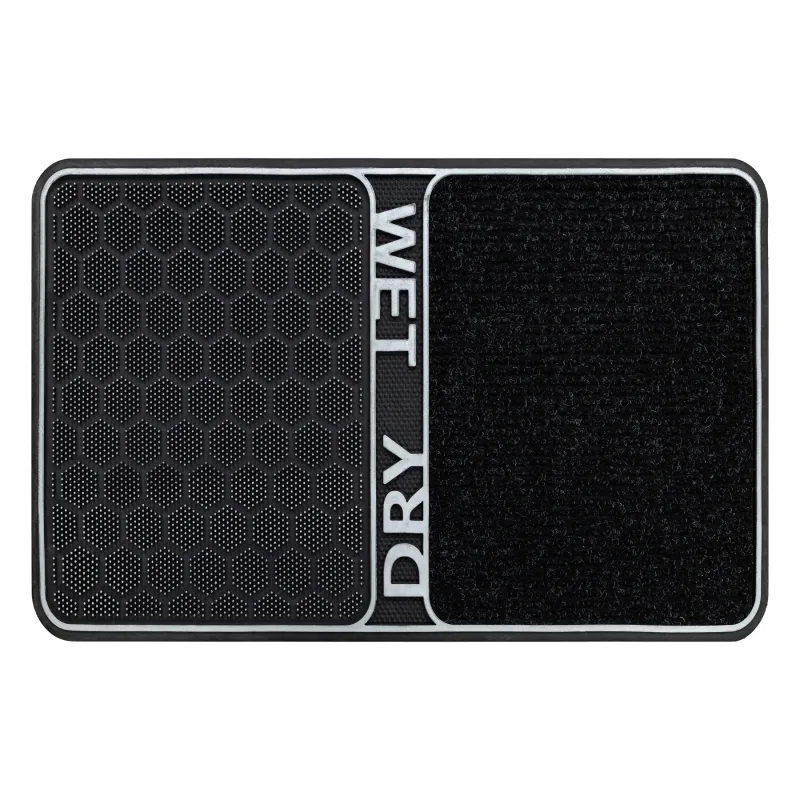 Covor BH DM003 Wet Dry, argintiu, din cauciuc, pentru interior si exterior