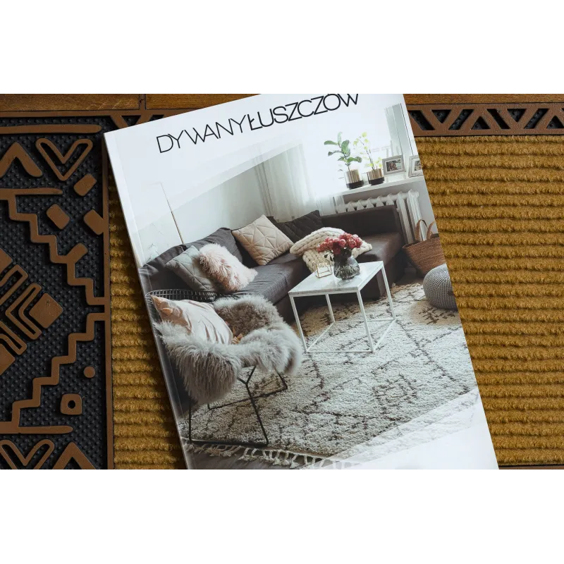 Covor Boho NT004 maro, design elegant pentru interior si exterior
