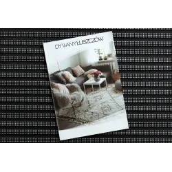 Covoraș modern argintiu BH 234, ideal pentru interior și terasă