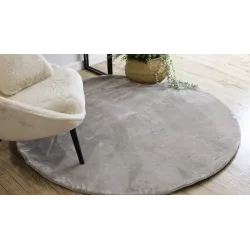 Elegant covor VISCO argintiu 3, design modern, ideal pentru sufragerie