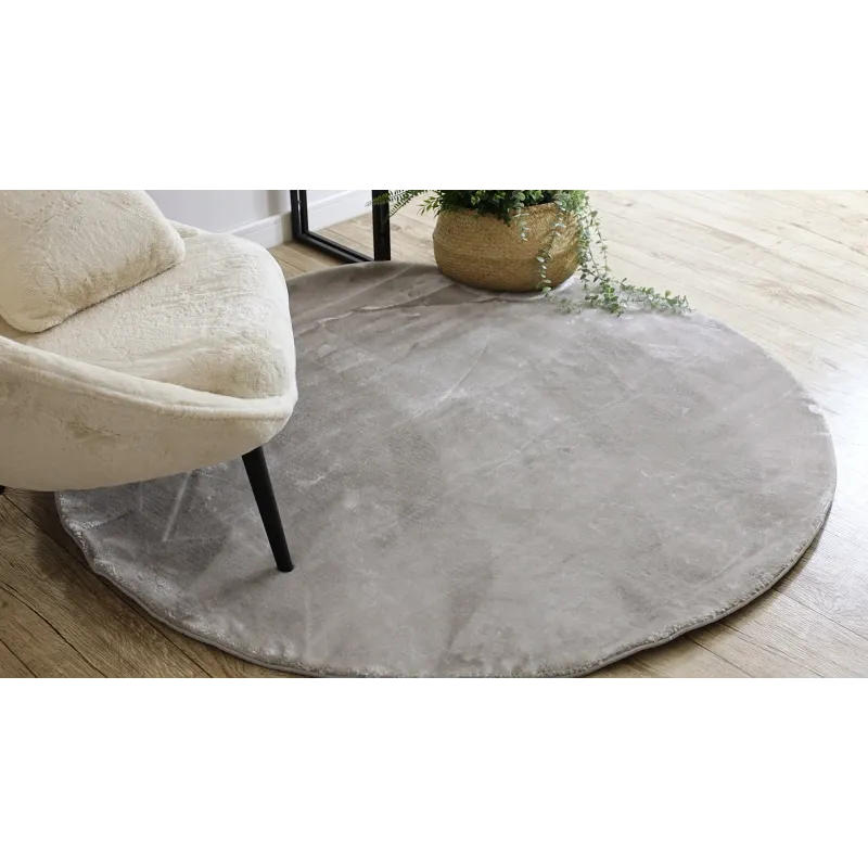 Elegant covor VISCO argintiu 3, design modern, ideal pentru sufragerie