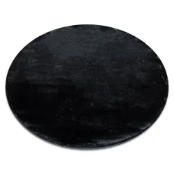 Covor VISCO Rotund Gri Pluș